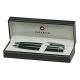 Sheaffer 300, Glossy Black, Chrome Plate Trim, Ballpoint Pen & 0.7mm Pencil Set (E9931251)