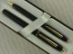Cross Made in the USA Century Classic Writer's Companion Twin Matte Black and 23k Gel Ink Selectip Rollerball and Ballpoint Pen Gift Combo